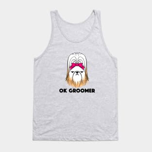 Ok Groomer Shih Tzu Tank Top